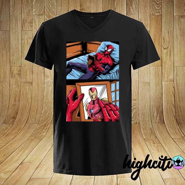 Original spider-man i miss you iron man shirt