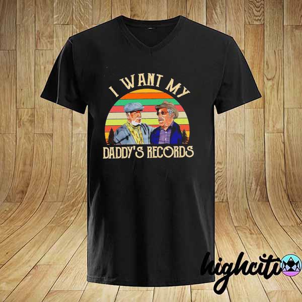 Original vintage sanford and son i want my daddy's records shirt