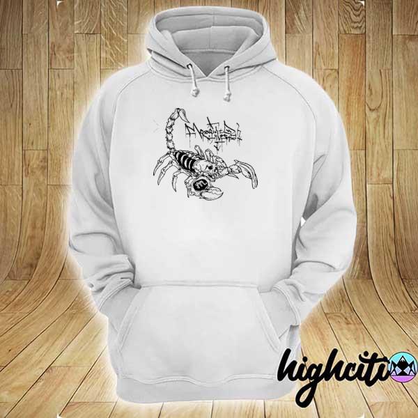 Scorpio Skull Men Back Print Shirt hoodie