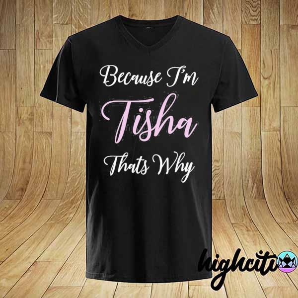 Tisha name personalized cute pink girl custom gift shirt