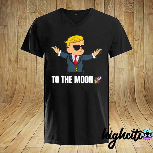 Wall street bets mascot meme stonks tendies to the moon shirt