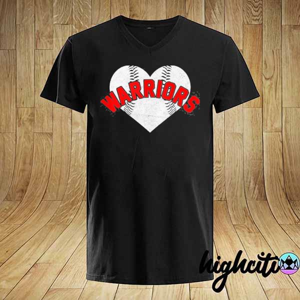 Warriors baseball softball high school team mascot mom shirt