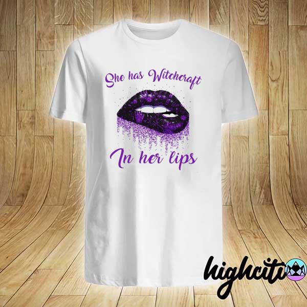 Witch She Has Witchcraft In Her Lips Shirt