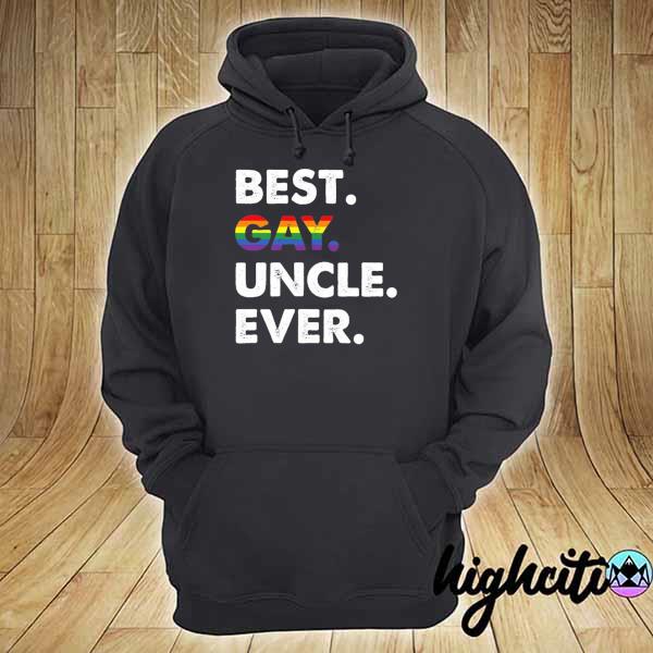 2021 lgbt pride best gay uncle ever hoodie