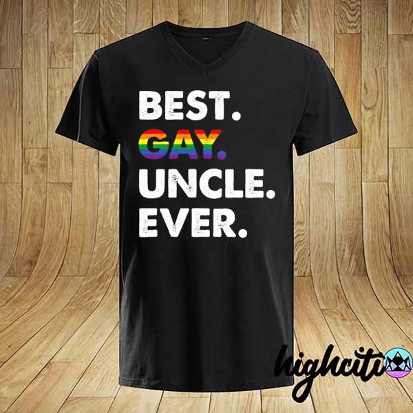 2021 lgbt pride best gay uncle ever shirt