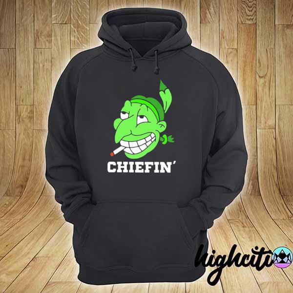 Chiefin smoke weed funny smoking native americans hoodie