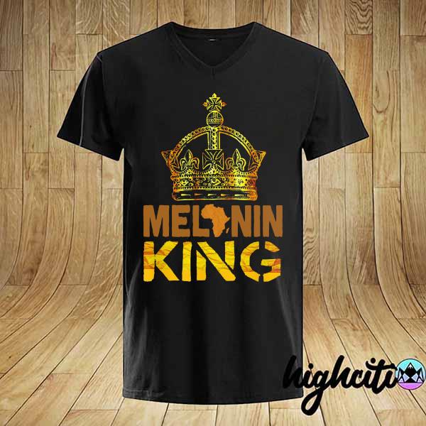 Melanin King African Black History Month Shirt