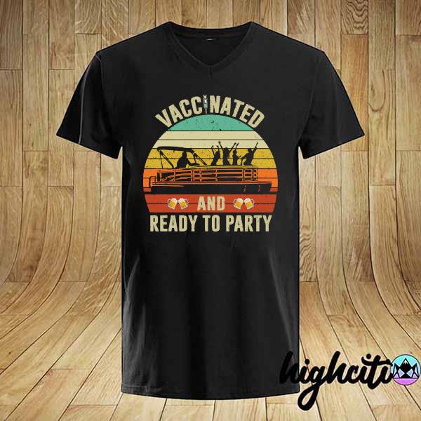 Official beer vaccinated and ready to party vintage shirt