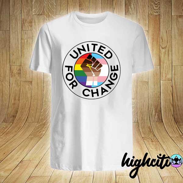 Official lgbt united for change shirt