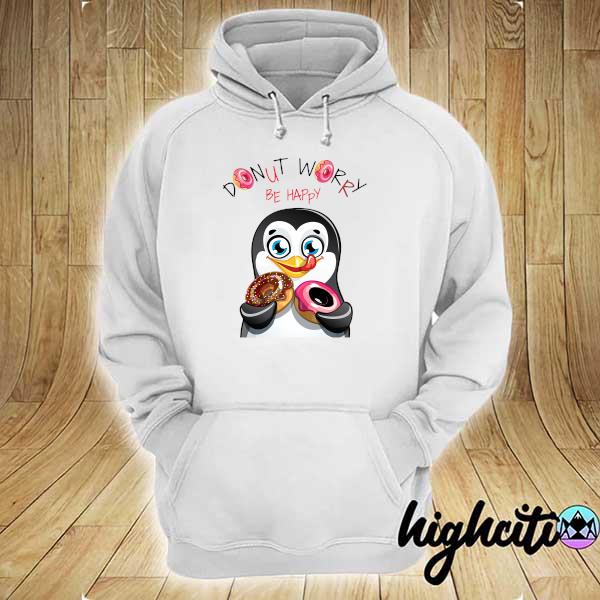 Official penguin donut worry be happy cake hoodie