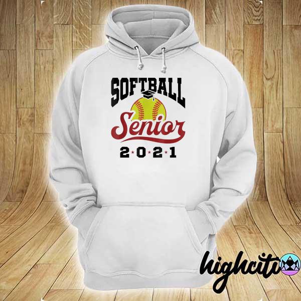 Softball senior 2021 player graduation class of 2021 hoodie