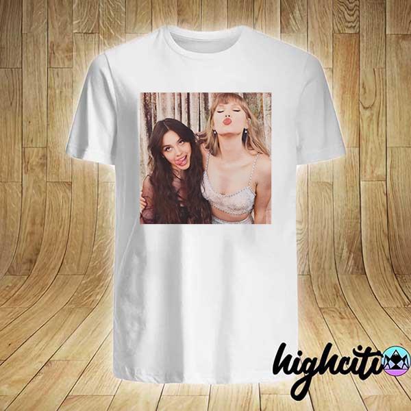 Taylor swift and olivia rodrigo met at the brit shirt