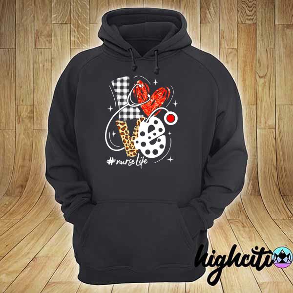 Nurse Life RN LPN CNA Healthcare Cheetah Shirt hoodie