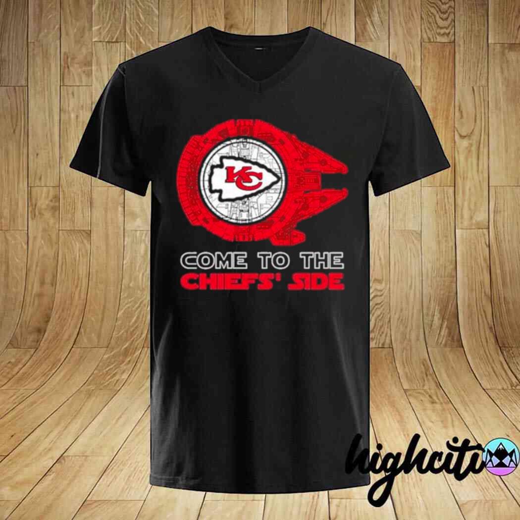 Come to the Kansas City Chiefs’ Side Star Wars Millennium Falcon shirt