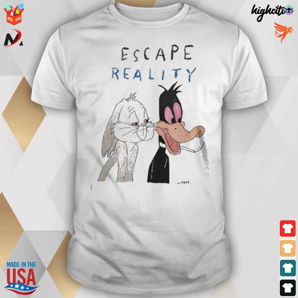 Escape reality M Gray t-shirt