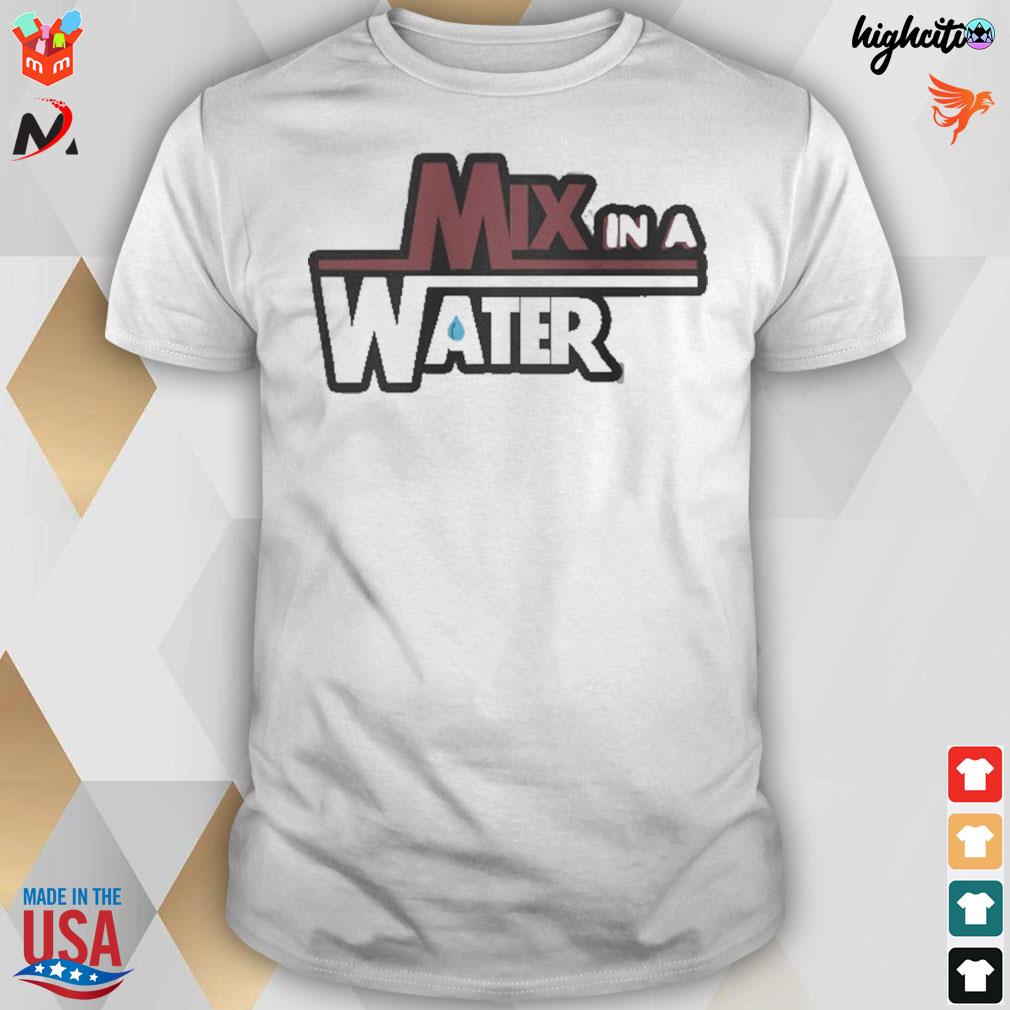 Mike uva mix in a water t-shirtMike uva mix in a water t-shirt
