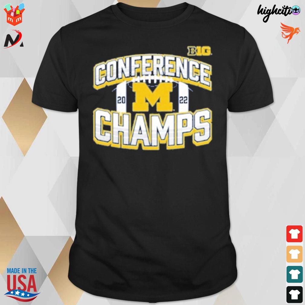 2022 big 10 Football Michigan conference champions t-shirt