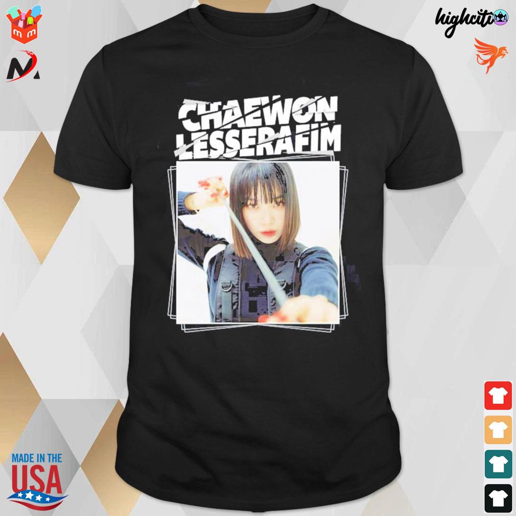 Chaewon Le Sserafim leader kpop t-shirt