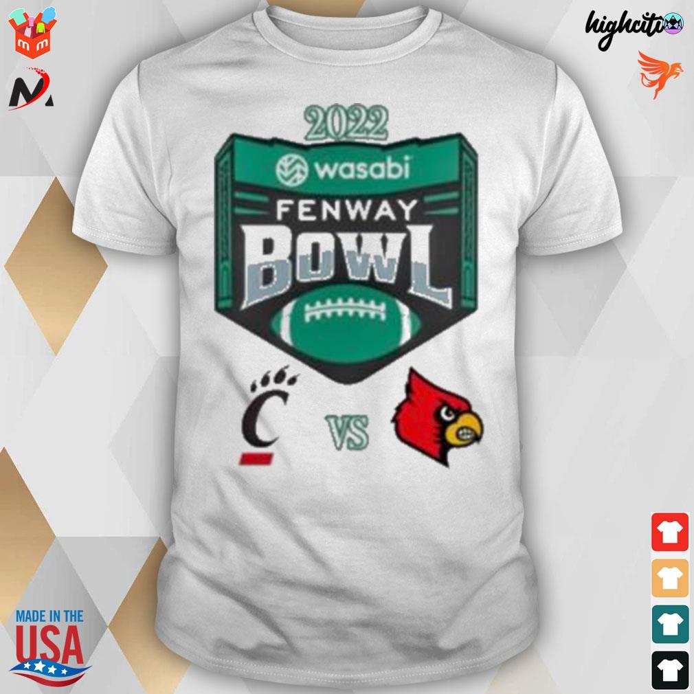 CincinnatI vs Louisville 2022 wasabi fenway bowl t-shirt