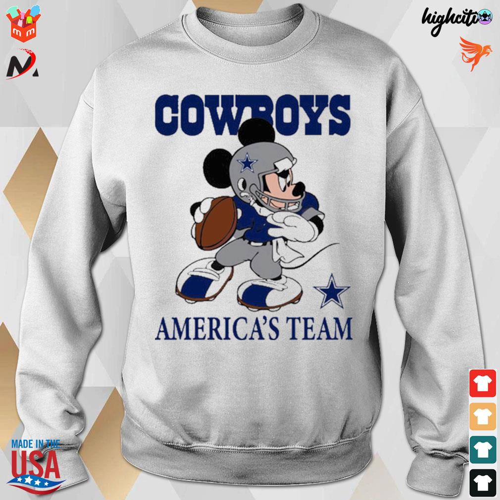 Dallas Cowboys America's Team T-Shirt from Homage. | Officially Licensed Vintage NFL Apparel from Homage Pro Shop.