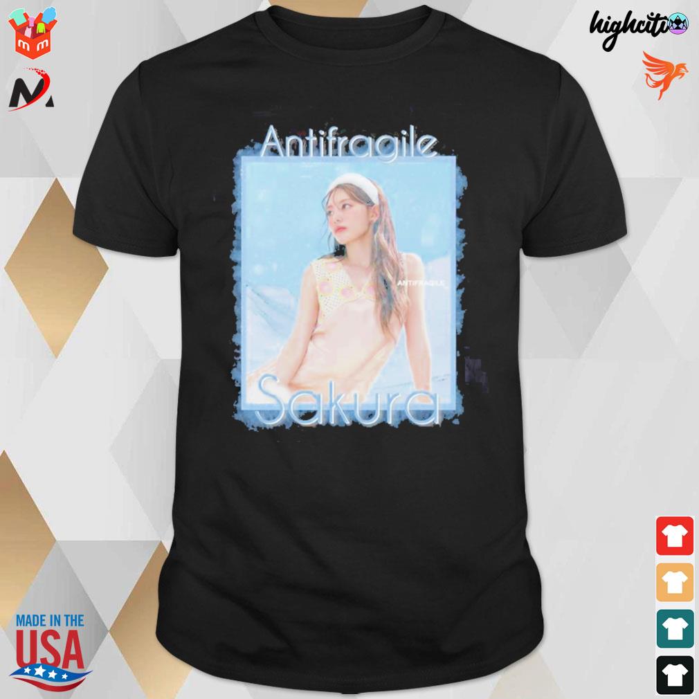 Fresh vibe le sserafim Antifragile Sakura t-shirt