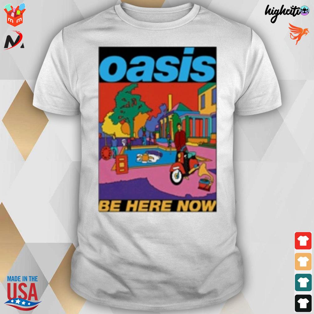Oasis merch be here now t-shirt