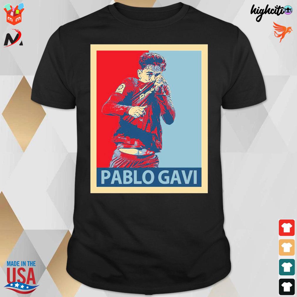 Pablo Gavi Spain national team t-shirt