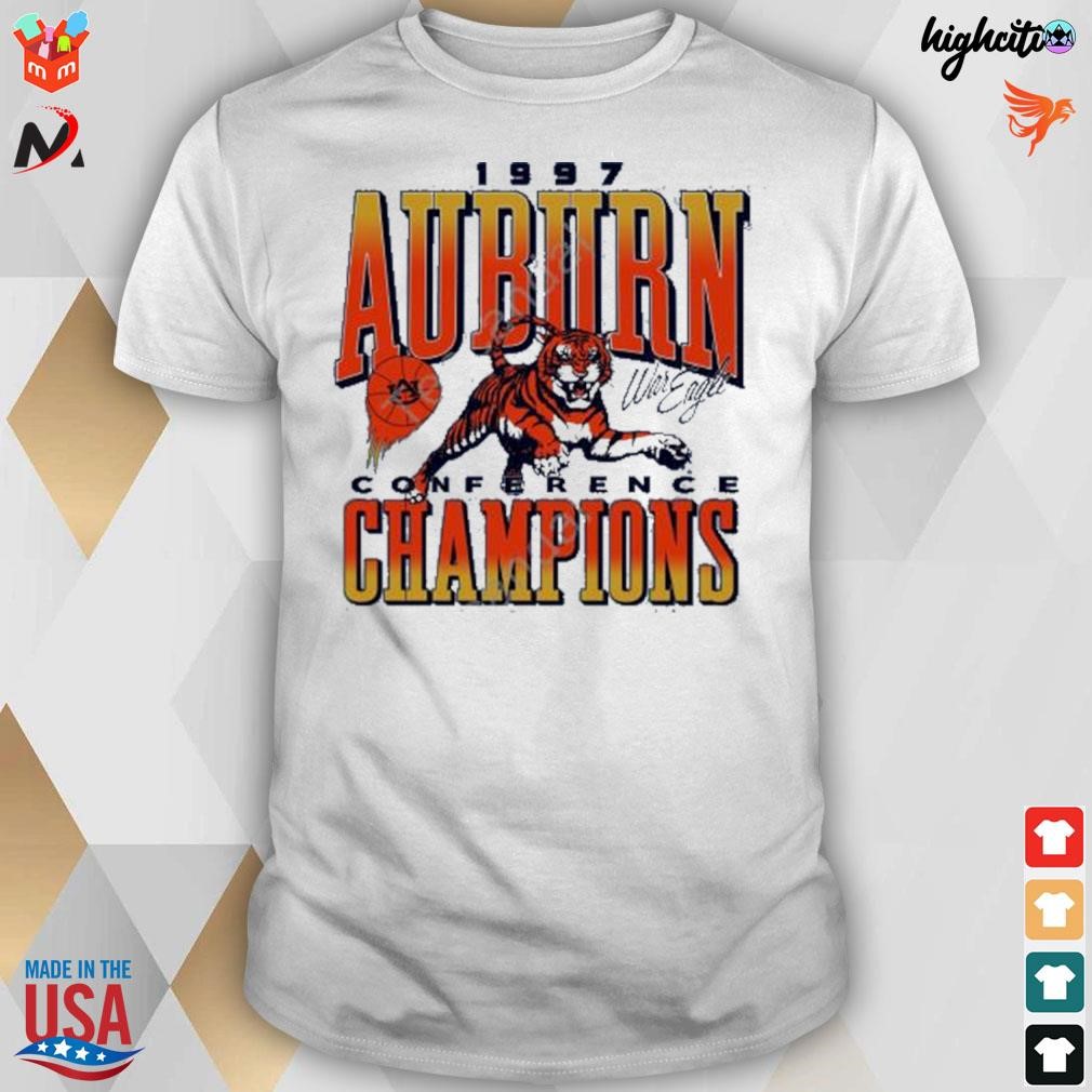 1997 Auburn conference champions Auburn War Eagle t-shirt
