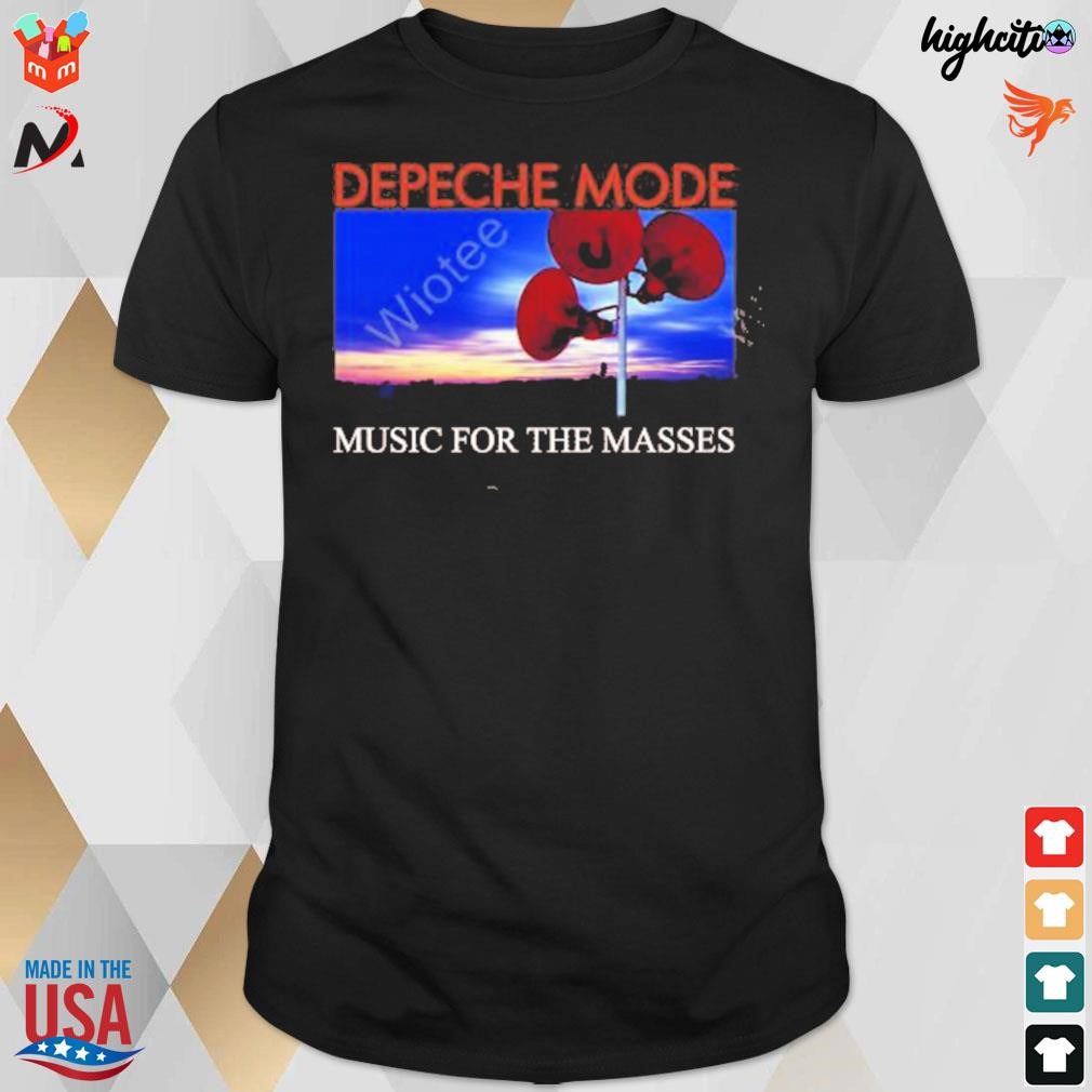Bouncy depeche mode music for the masses t-shirt