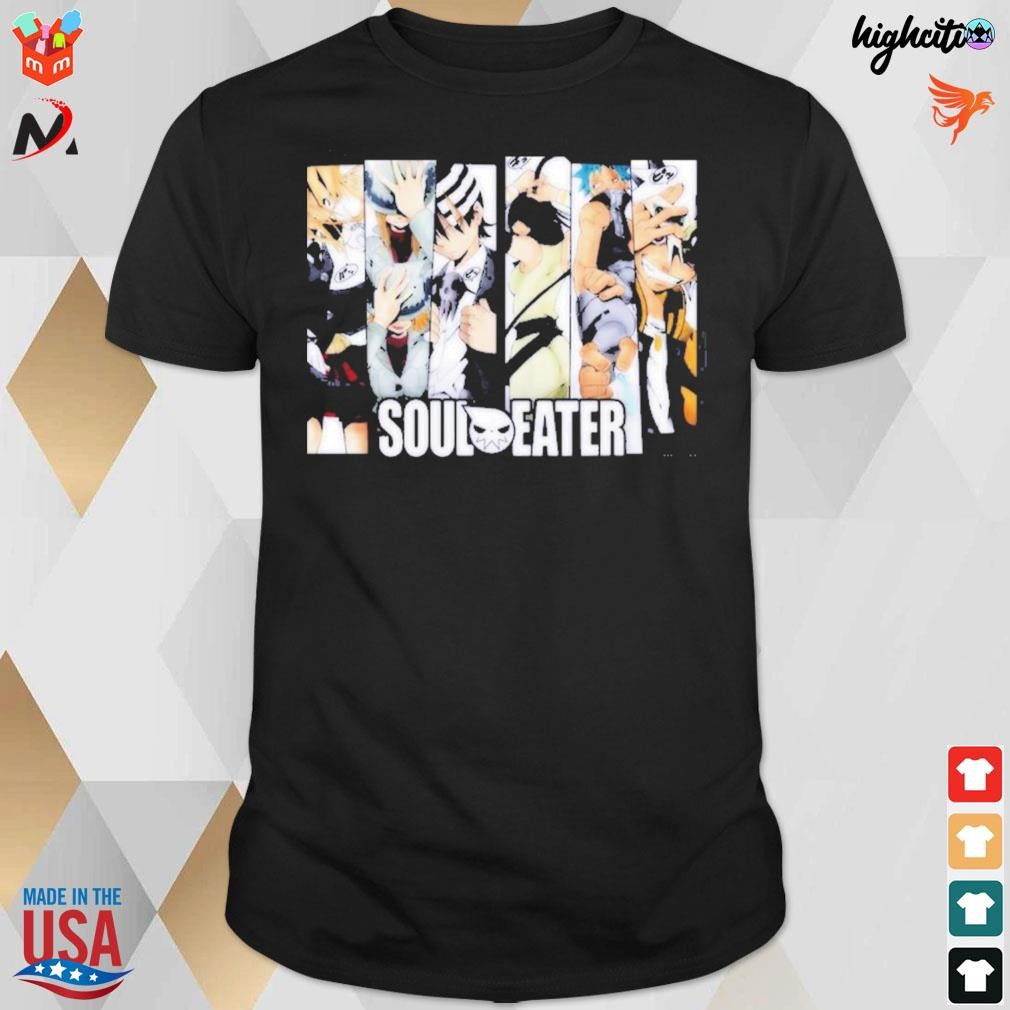 Cool design soul eater characters t-shirt