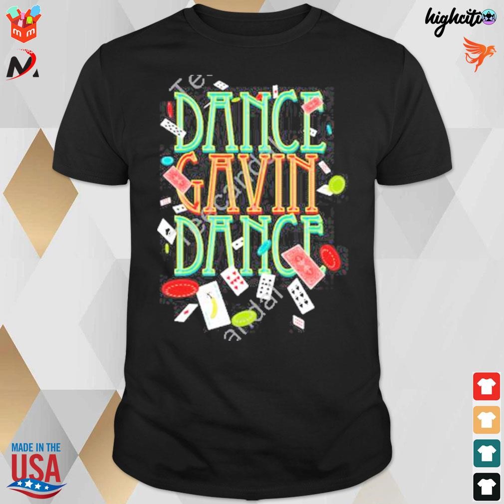 Dance gavin dance store jackpot poker t-shirt