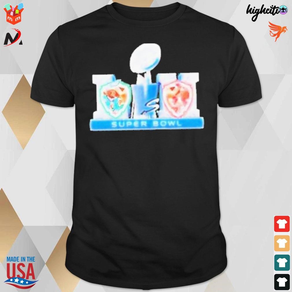 Eagles hurts vs Chiefs Patrick Mahomes super bowl lviI 2023 t-shirt