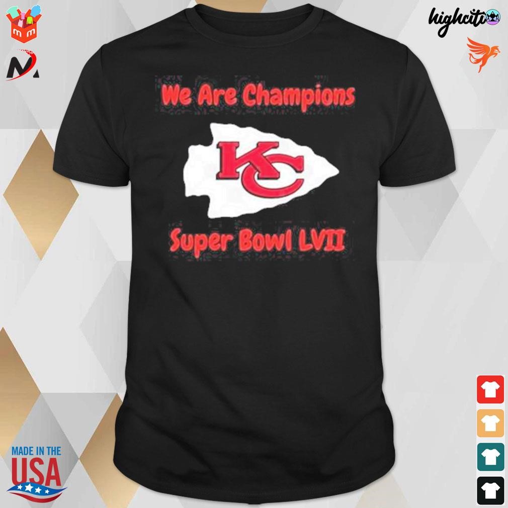 Kansas city Chiefs we are champions super bowl lviI t-shirt