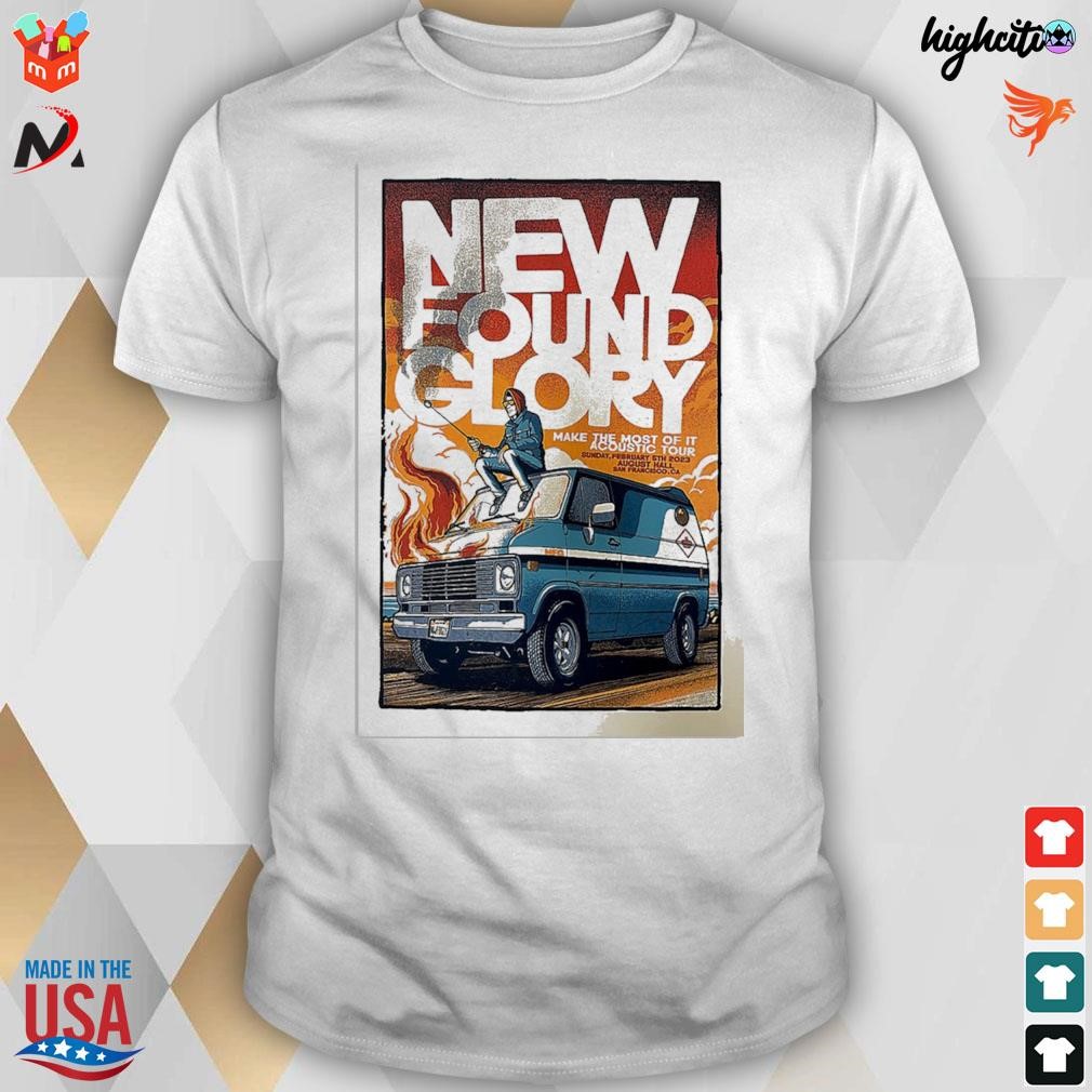 New found glory february 5 2023 august hall San Francisco CA poster t-shirt