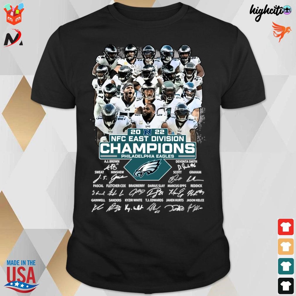 Eagles NFC East Division Champions 20N19 And Members Signature Shirt gift