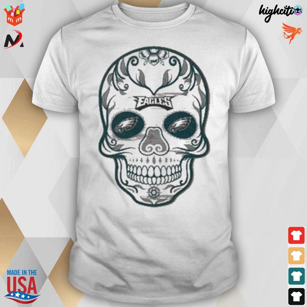 Philadelphia sugar skull t-shirt