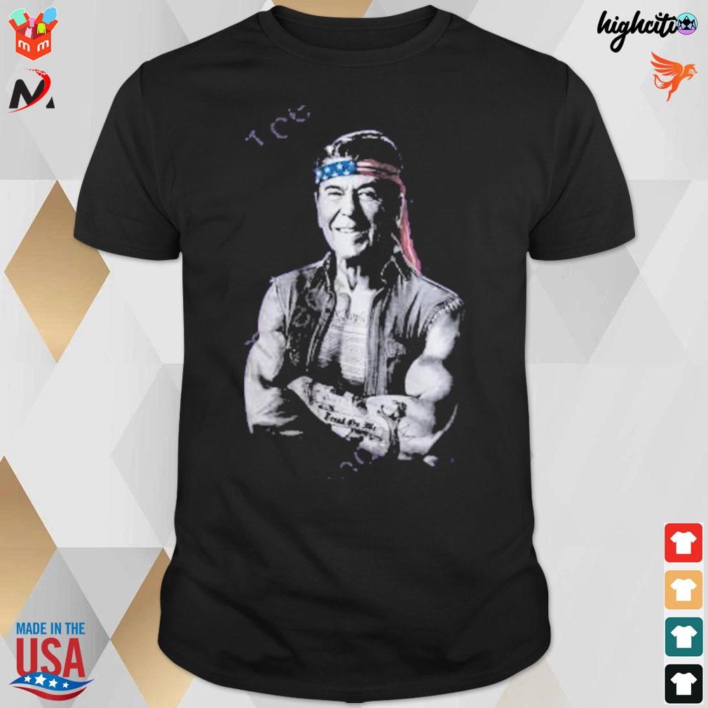 Ronald Reagan American icon conservative merica republican gop t-shirt