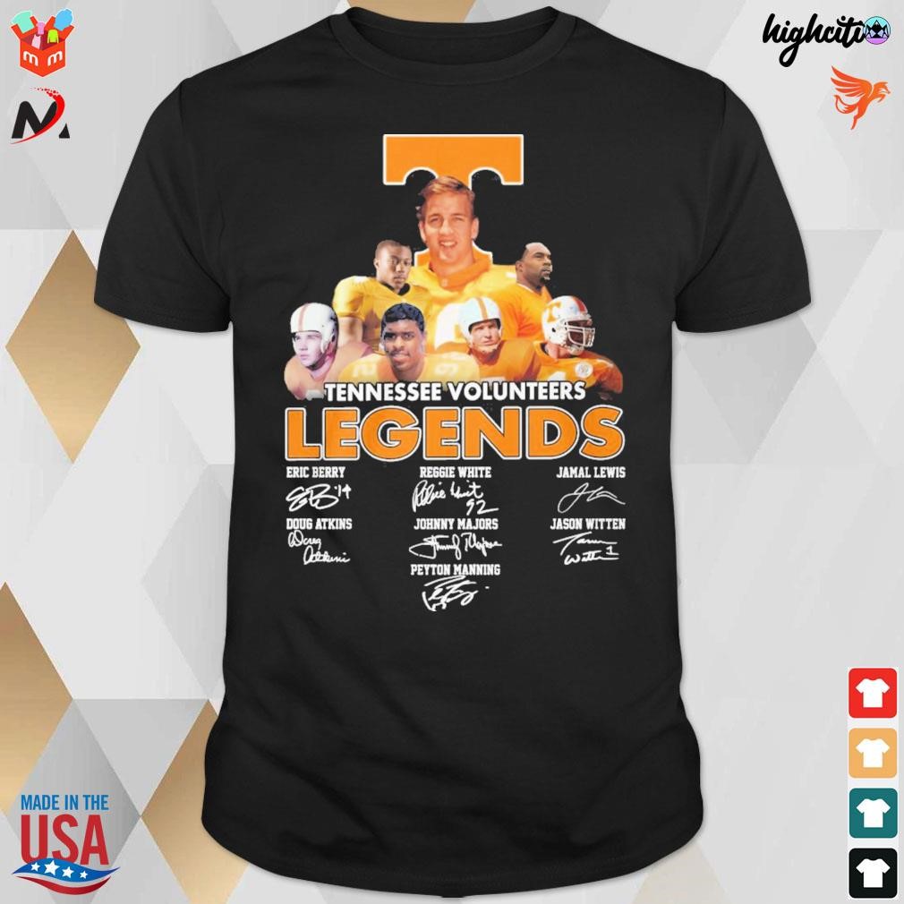 Tennessee volunteers legends Eric Berry Doug Atkins signatures shirt,  hoodie, sweater, long sleeve and tank top