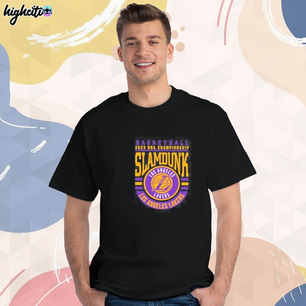 Official 2023 Championship Slamdunk Los Angeles Lakers Basketball Logo shirt