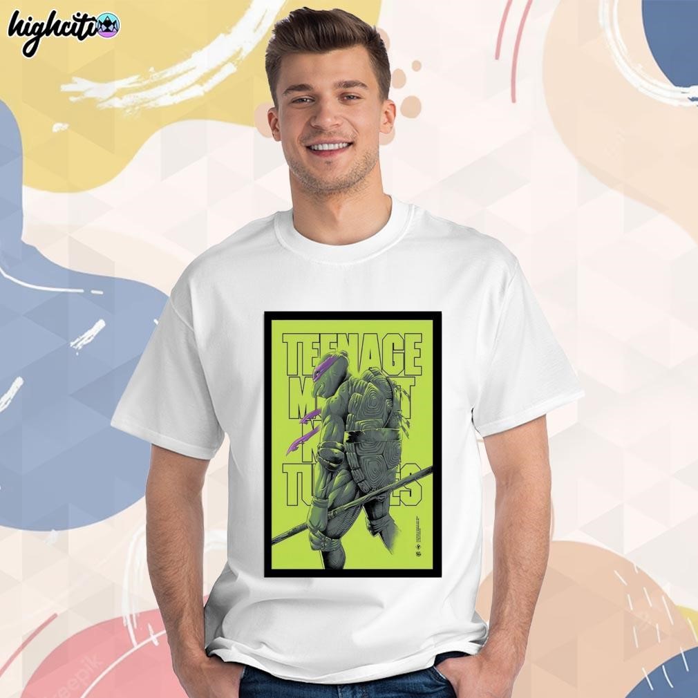 Official 2023 Teenage mutant ninja turtles art poster design t-shirt