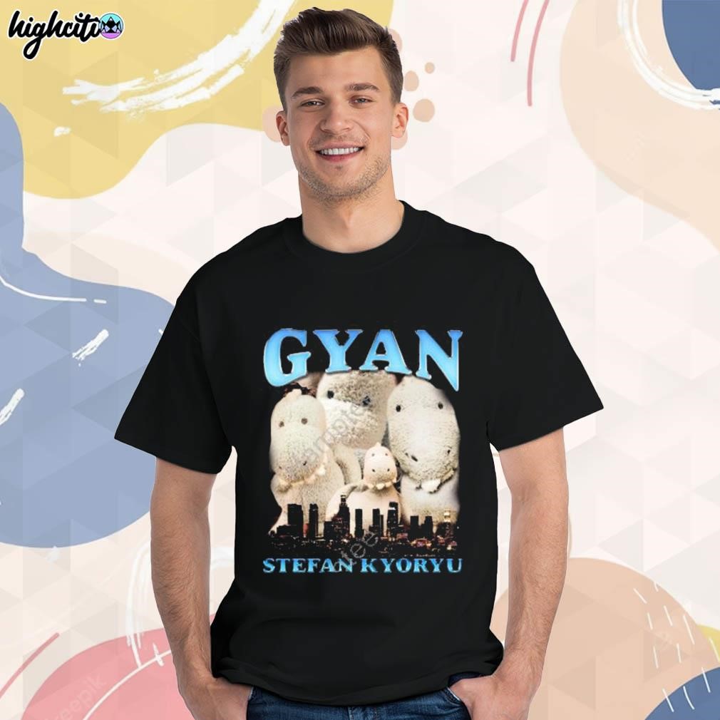 Official Gyan stefan kyoryu art design t-shirt