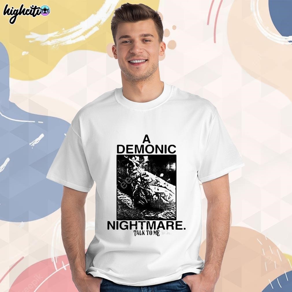 Official A24films talk to me demonic nightmare art design t-shirt