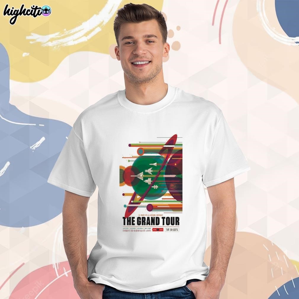Official The grand tour a once in a lifetime getaway 2023 art poster design t-shirt