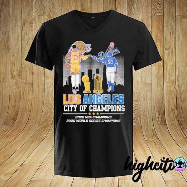 lakers dodgers 2020 champions shirt